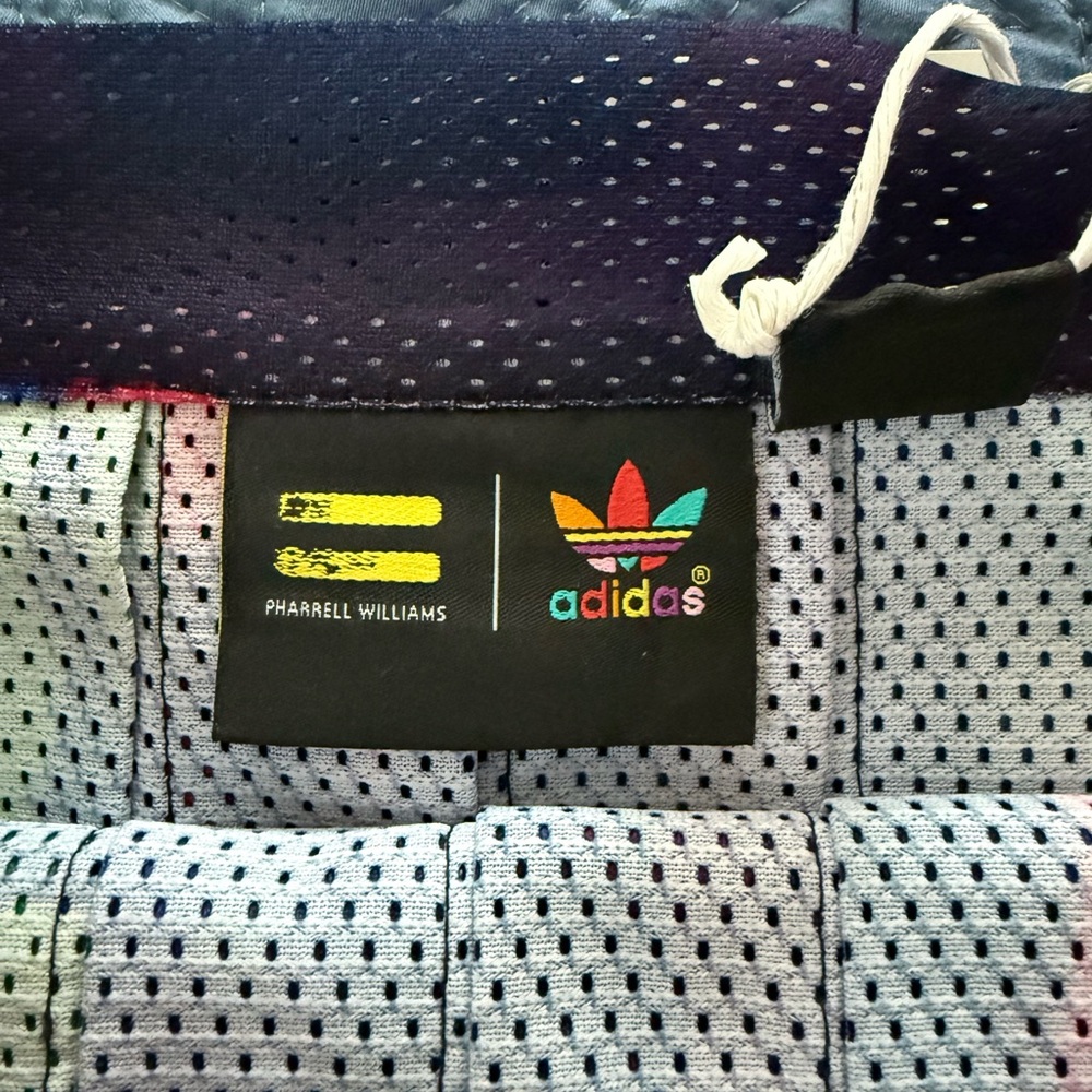 Adidas Pharrell Williams Camo Pleated Mesh Skirt Multicolor AO3161 Size S - Picture 2 of 7
